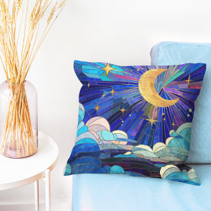 Night Sky - Digital Art Mosaic Cushion