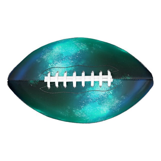 Night Sky Emerald American Football (Front)