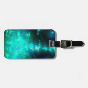 Night Sky Emerald   Luggage Tag