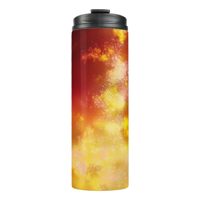 Night Sky Flame Thermal Tumbler (Front)