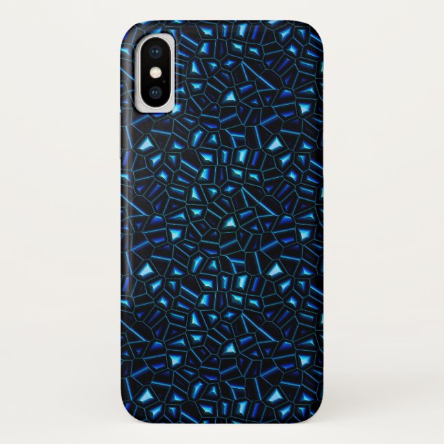Night Sky Glitter Abstract Case for iPhone X (Back)