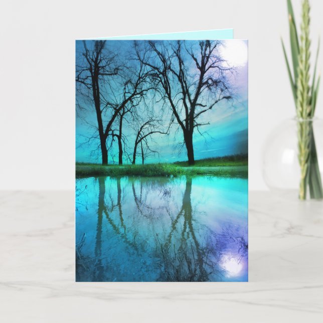 Night sky, greeting cards (Front)