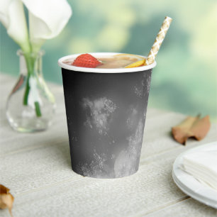 Night Sky Grey Monochrome   Paper cup