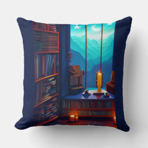Night Sky Library Cushion