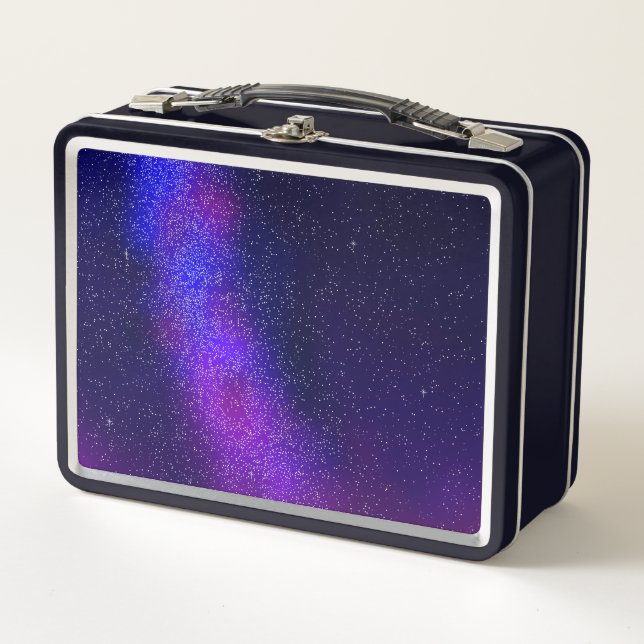 Night Sky Metal Lunch Box (Front)