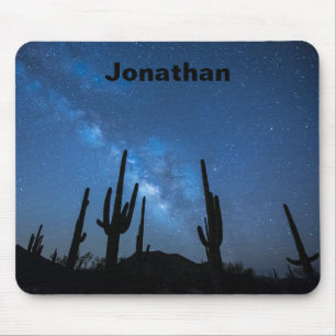 Night Sky Milky Way Desert Southwest Mouse Mat