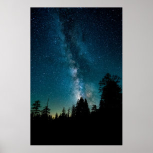 Night Sky Modern Photography Poster