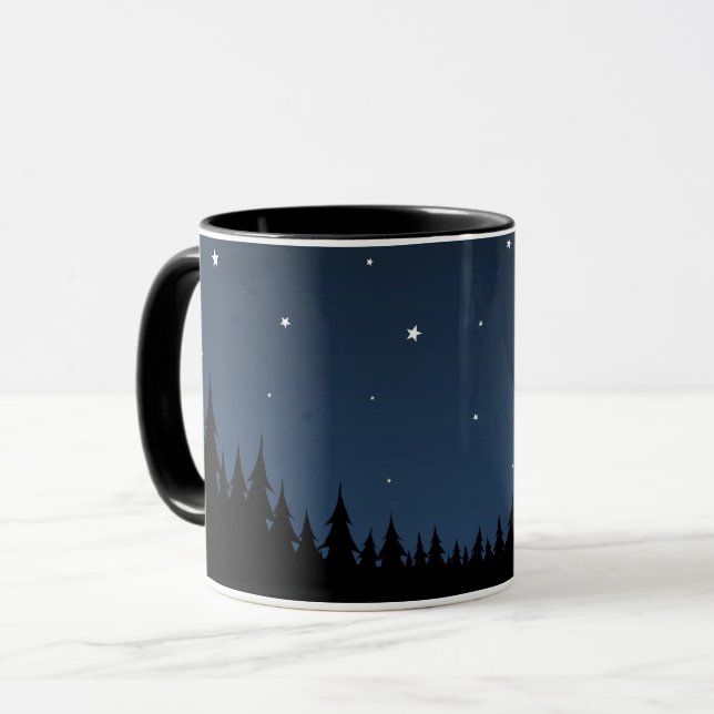 Night sky mug (Front Left)