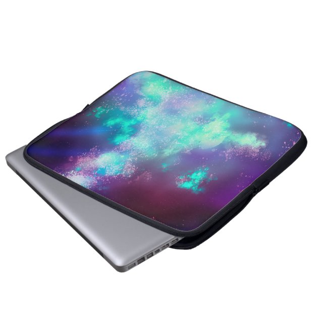 Night Sky Neon Lights Laptop  Bag (Front Bottom)