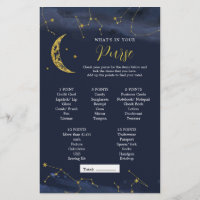 Night Sky Over the Moon What's In Your Purse