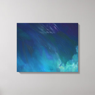 Night Sky Painting Canvas Print