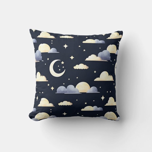 Night Sky Pattern Cushion (Front)