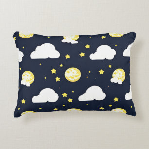 Night Sky Pattern Decorative Cushion