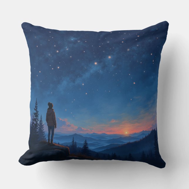 night sky pillow and cushion (Front)