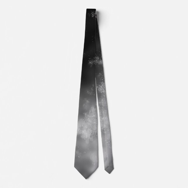 Night Sky Smoke Neck Tie (Front)