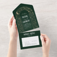 Night Sky Stars Celestial Arch Wedding