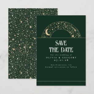Night Sky Stars Celestial Save the Date