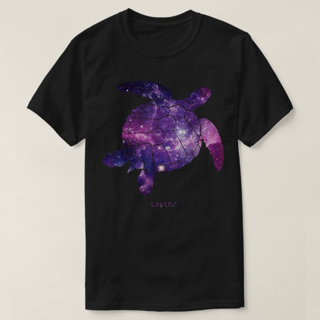 Night Sky Turtle  T-Shirt (Design Front)