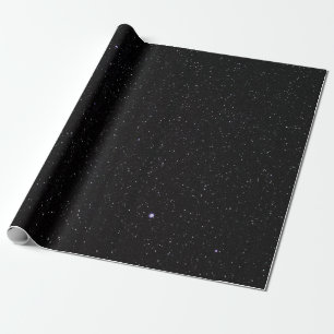 Night Sky with Stars Wrapping Paper