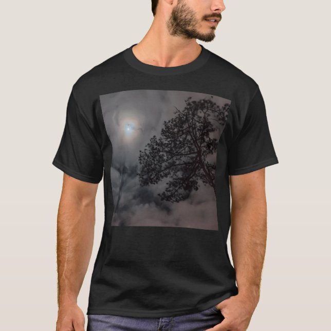 Night Sky With The Moon T-Shirt (Front)