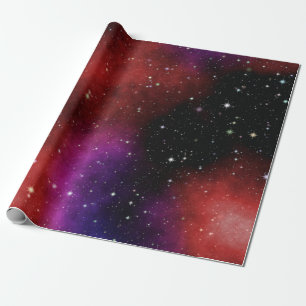 Night sky wrapping paper