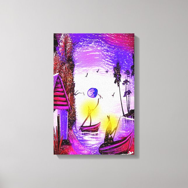 Night Spirits art Canvas Print (Front)