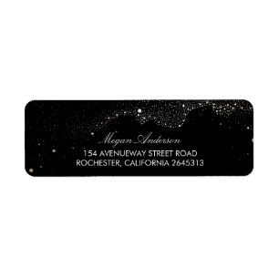 Night Stars Black Wedding