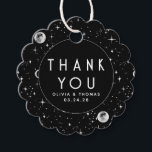 Night Stars Celestial Mystical Black Thank You Favour Tags<br><div class="desc">Starry night thank you favour tags</div>