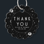 Night Stars Celestial Mystical Black Thank You Favour Tags<br><div class="desc">Starry night thank you favour tags</div>