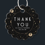 Night Stars Celestial Mystical Black Thank You Favour Tags<br><div class="desc">Starry night thank you favour tags</div>