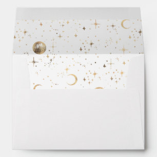 Night Stars Constellation Starry Night Mystical Envelope