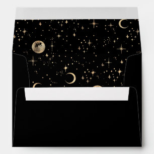 Night Stars Constellation Starry Night Mystical Envelope