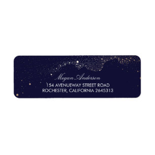 Night Stars Navy Wedding