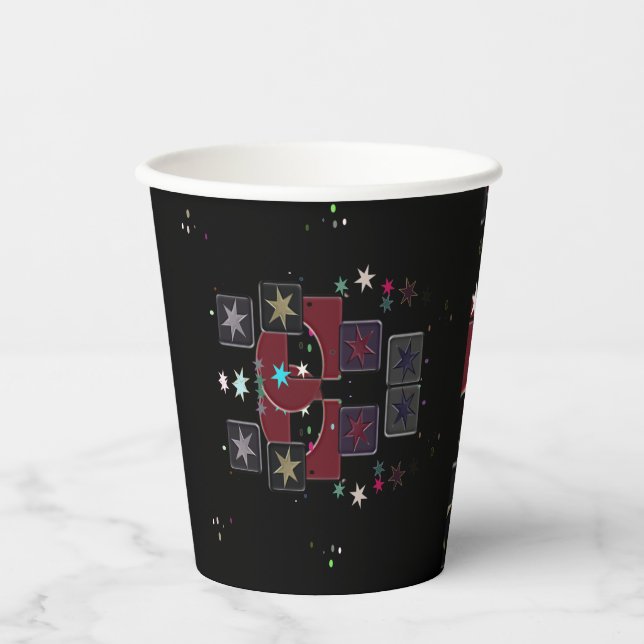 Night Stars Paper Cups (Front)