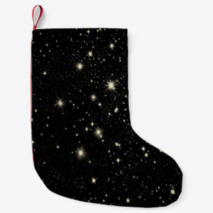 Night stars starry sky heaven small christmas stocking