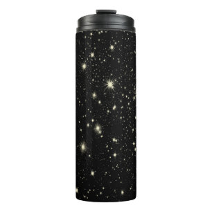 Night stars starry sky heaven thermal tumbler