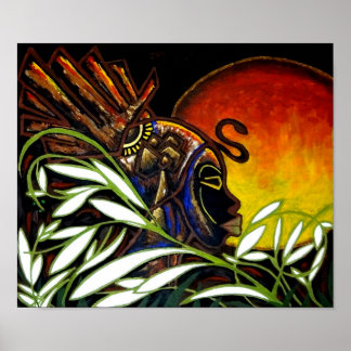Night Sun by Mansa Pryor Poster