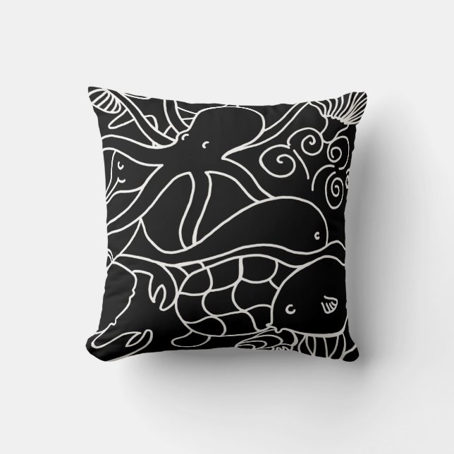 Night Swimming Cushion (Front)