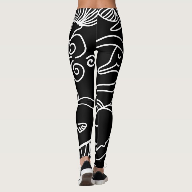 Night Swimming Leggings (Back)
