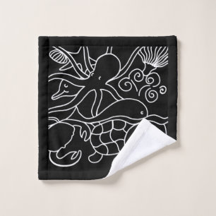 Night Swimming Wash Cloth
