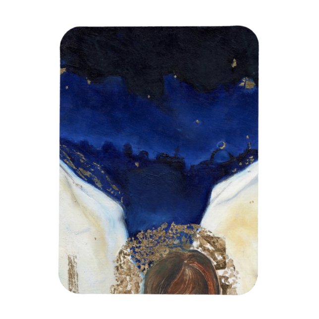 Night the angel got his wings 2014 magnet (Vertical)