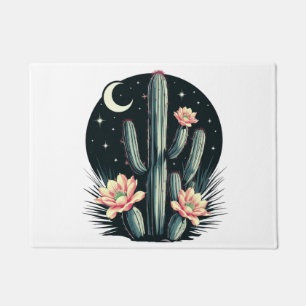 Night-time Cactus Blossom Doormat
