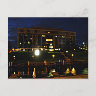 Night Time in Mount Clemens, MICHIGAN USA Postcard