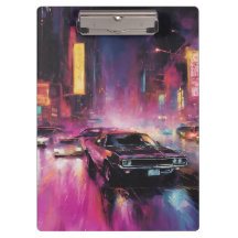 Night-time Street Racing in Vibrant City