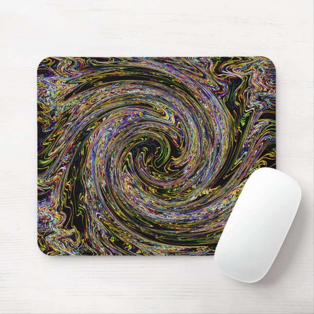Night Times swirling.... Mouse Mat (With Mouse)