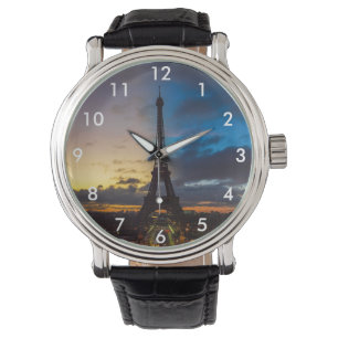 Night to Day over Eiffel tower from Trocadero Watch