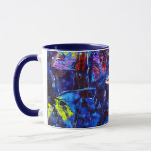 Night town mug