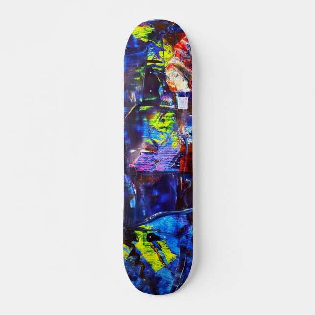 Night town skateboard (Front)