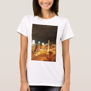 Night Traffic And Monument T-Shirt