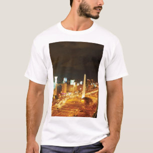 Night Traffic And Monument T-Shirt